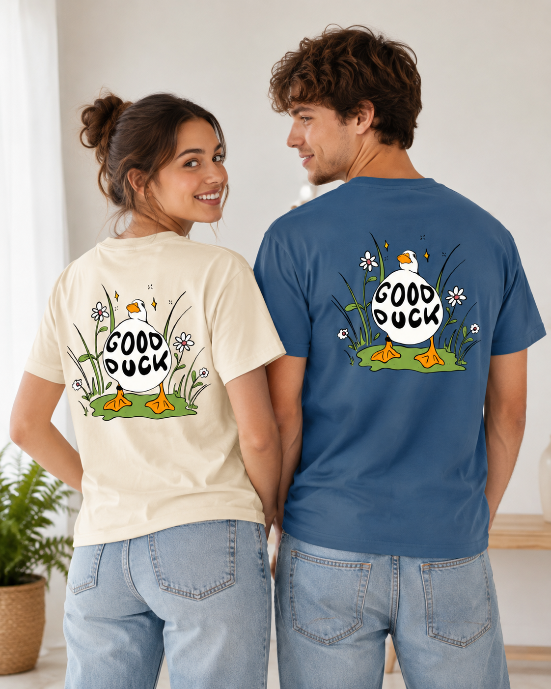 Limited Edition "Good Duck" Garden Tee - Heavyweight Back Print