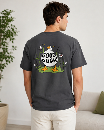 Limited Edition "Good Duck" Garden Tee - Heavyweight Back Print
