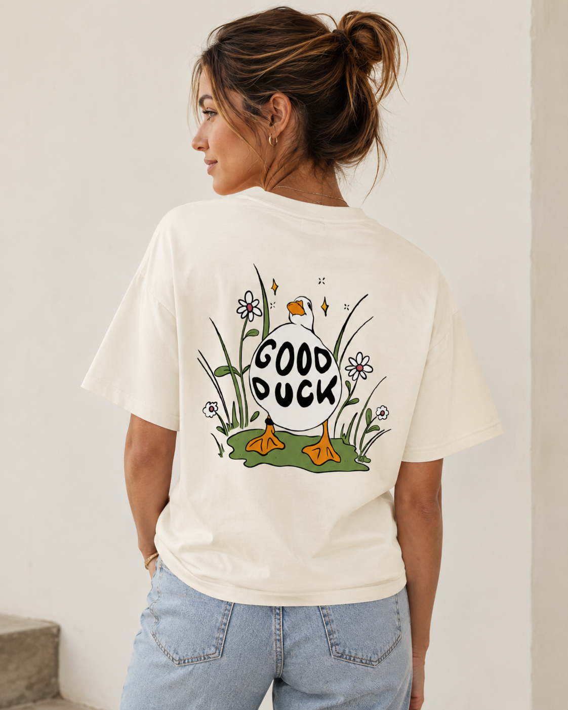 Limited Edition "Good Duck" Garden Tee - Heavyweight Back Print
