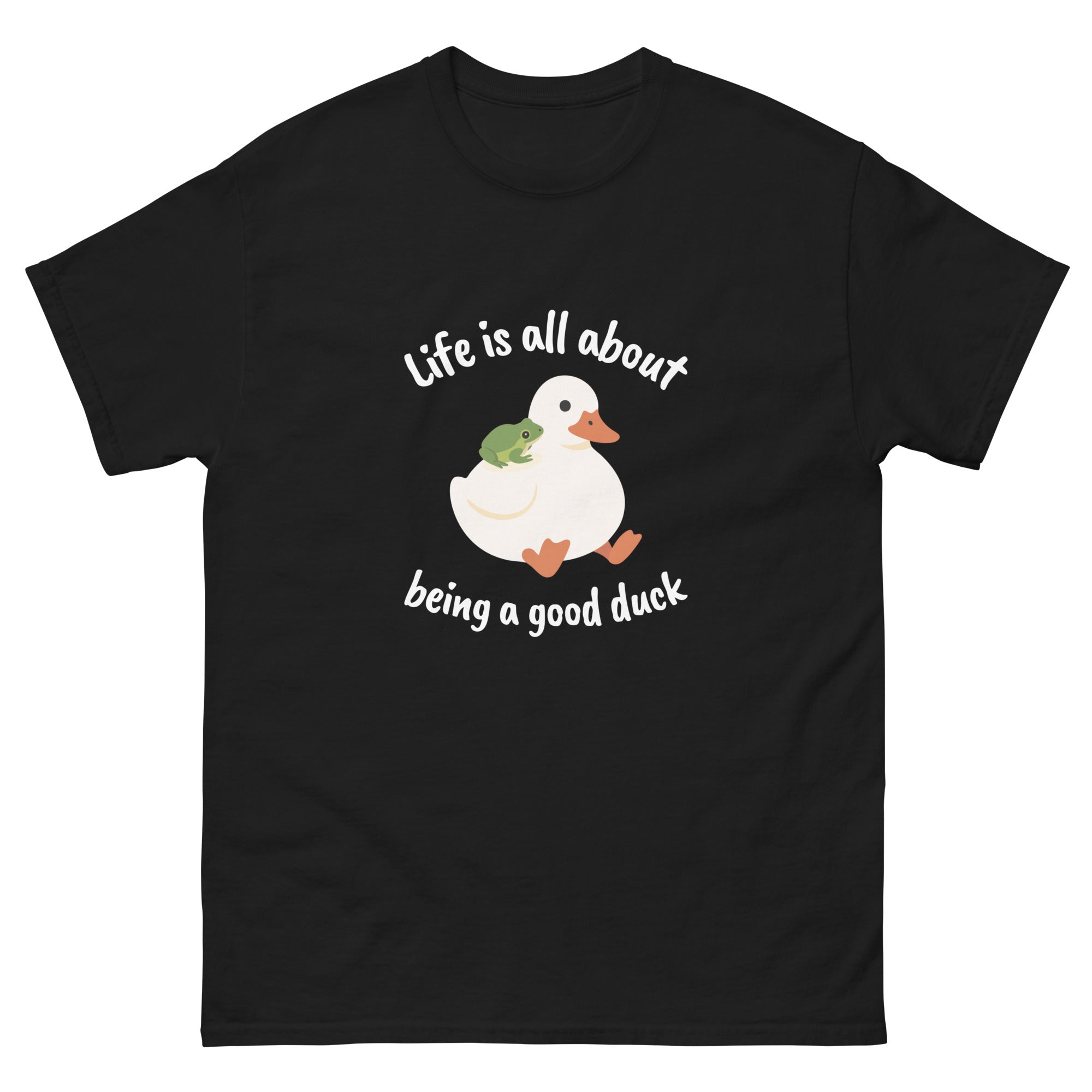 Life Is All About Being A Good Duck Wise Frog Duck T Shirt DiplomaDuck life-is-all-about-being-a-good-duck-wise-frog-duck-t-shirt-diplomaduck
