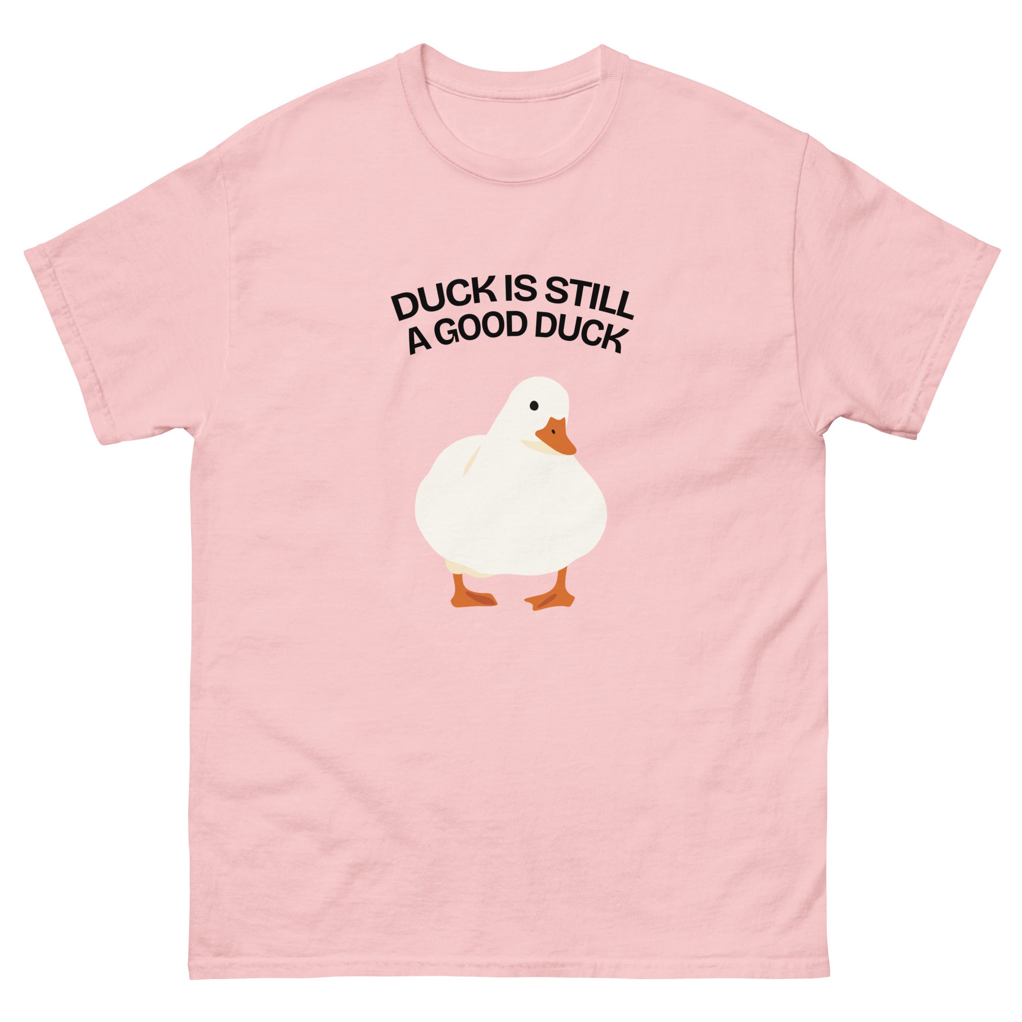 ★SHALOM★ Pink Duck In Trouble Tee Duck is Still a Good Duck